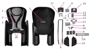 Okbaby Bodyguard belt foot rest