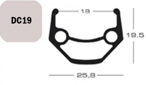Exal DC19 rim
