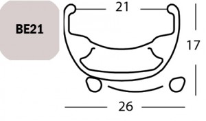Exal BE21 29er rim