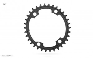 absoluteBLACK PremiumLine 4/110mm Oval (9100/8000) 4 furatos aszimmetrikus lánctányér