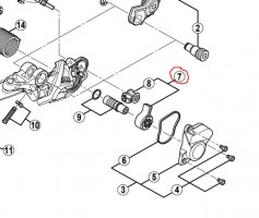 Shimano RD-M786 rugó stabilizáló egység