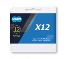 KMC X12 Silver 12 speed chain