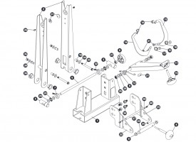 Park Tool TS4 centírállványhoz tengely