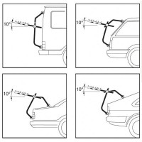Peruzzo Venezia (rear door-mount) trunk bike rack