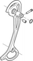 Shimano Deore XT RD-M772 ezüst váltókanál