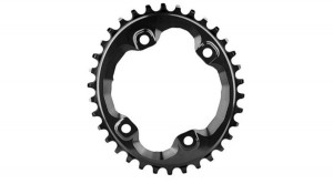 absoluteBLACK MTB 4/96 Oval N/W XT8000 4 furatos aszimmetrikus lánctányér