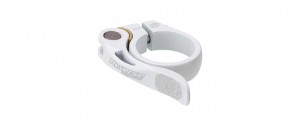 Reverse quick release seatpost clamp