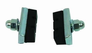 Zoggie pad for road brake shoe
