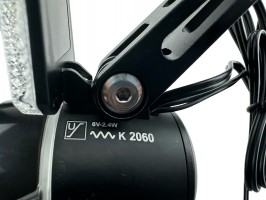 Velotech Reflective agydinamós első lámpa