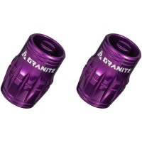Granite Juicy Nipple Schrader valve cap (2 pair)