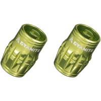 Granite Juicy Nipple Schrader valve cap (2 pair)