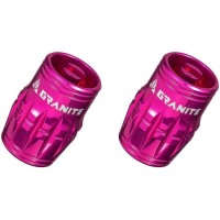 Granite Juicy Nipple Schrader valve cap (2 pair)