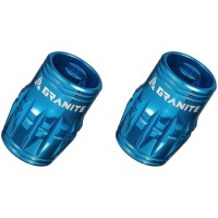 Granite Juicy Nipple Schrader valve cap (2 pair)