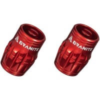 Granite Juicy Nipple Schrader valve cap (2 pair)