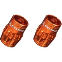 Granite Juicy Nipple Schrader valve cap (2 pair)
