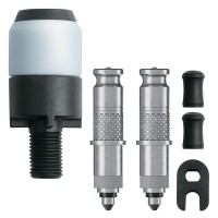 Schwalbe Clik Valve Dunlop valve adapter kit + Clik Tec pump head adapter