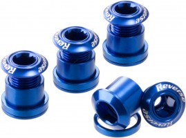 Reverse alloy chainring bolt