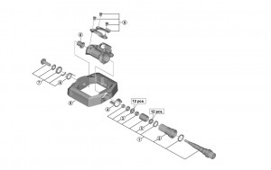Shimano PD-T400 Click'R Cage Spring spring