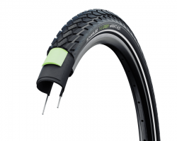 Schwalbe Green Marathon Perf HS620 AddixE reflective wire bead 26 inch tire