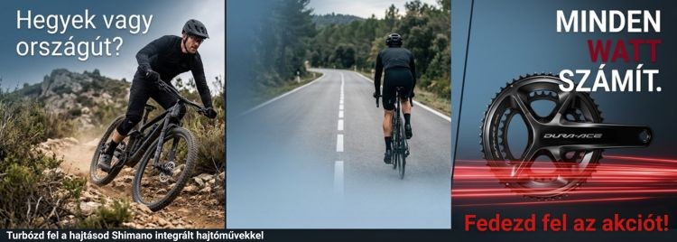 Shimano integrált hajtómű akció!