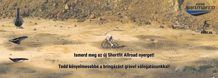 Ismerd meg az új Shortfit Allroad nyerget és tedd kényelmesebbé a bringázást gravel válogatásunkkal!
