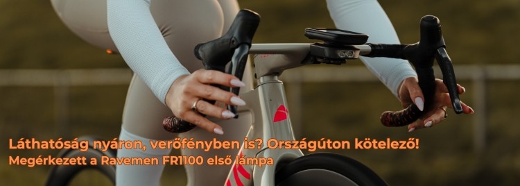 Új mérföldkő a kerékpáros világításban: Megérkezett a Ravemen FR1100!