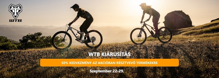 WTB KIÁRUSÍTÁS: MINDEN KIFUTÓ TERMÉK -50%! WTB KIÁRUSÍTÁS: MINDEN KIFUTÓ TERMÉK -50%!