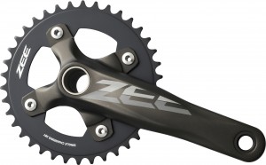 Shimano Zee (FC-M640) integrated MTB crankset with BB