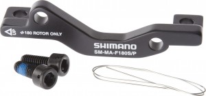 Shimano PM-fork IS-caliper 160 to 180mm disc brake adapter