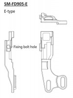 Shimano XTR (SM-FD905-E) váltó adapter
