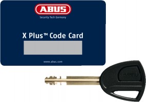 Abus Bordo Twinset 6000K/90 XPlus kulcsos colstok zár +SH tartóval