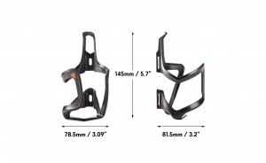 Granite Aux E+ Carbon bottle holder with Strap Kit