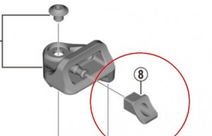 Shimano SLX (SL-M7100) I-Spec-EV integration nut