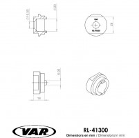 VAR RL-41300 2 körmös racsni leszedő