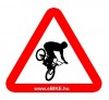 eBIKE traffic sticker (BMX)