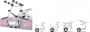 Peruzzo Milano steel (rear door-mount) trunk bike rack